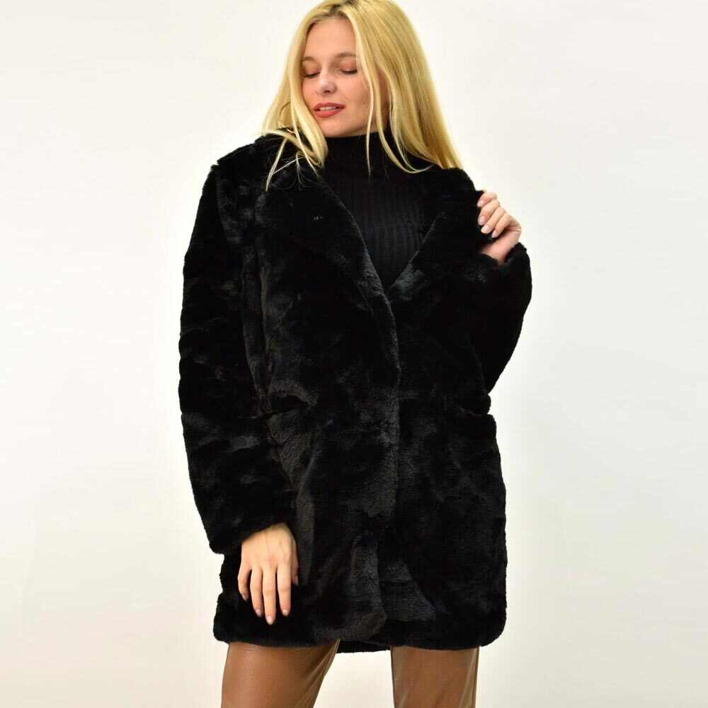 Γυναικείο παλτό γούνα