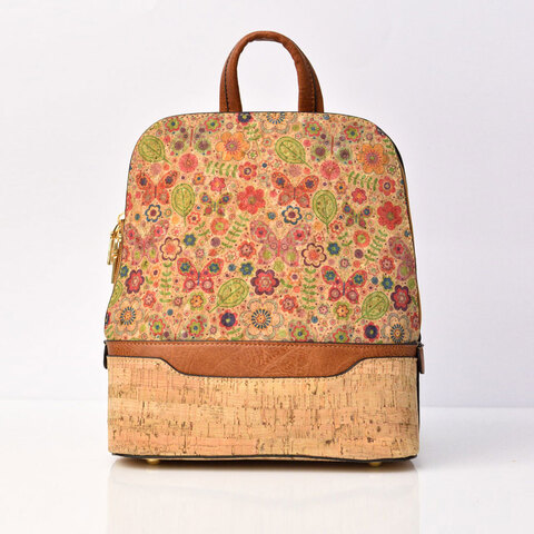 Γυναικεία τσάντα backpack με υφή φελού